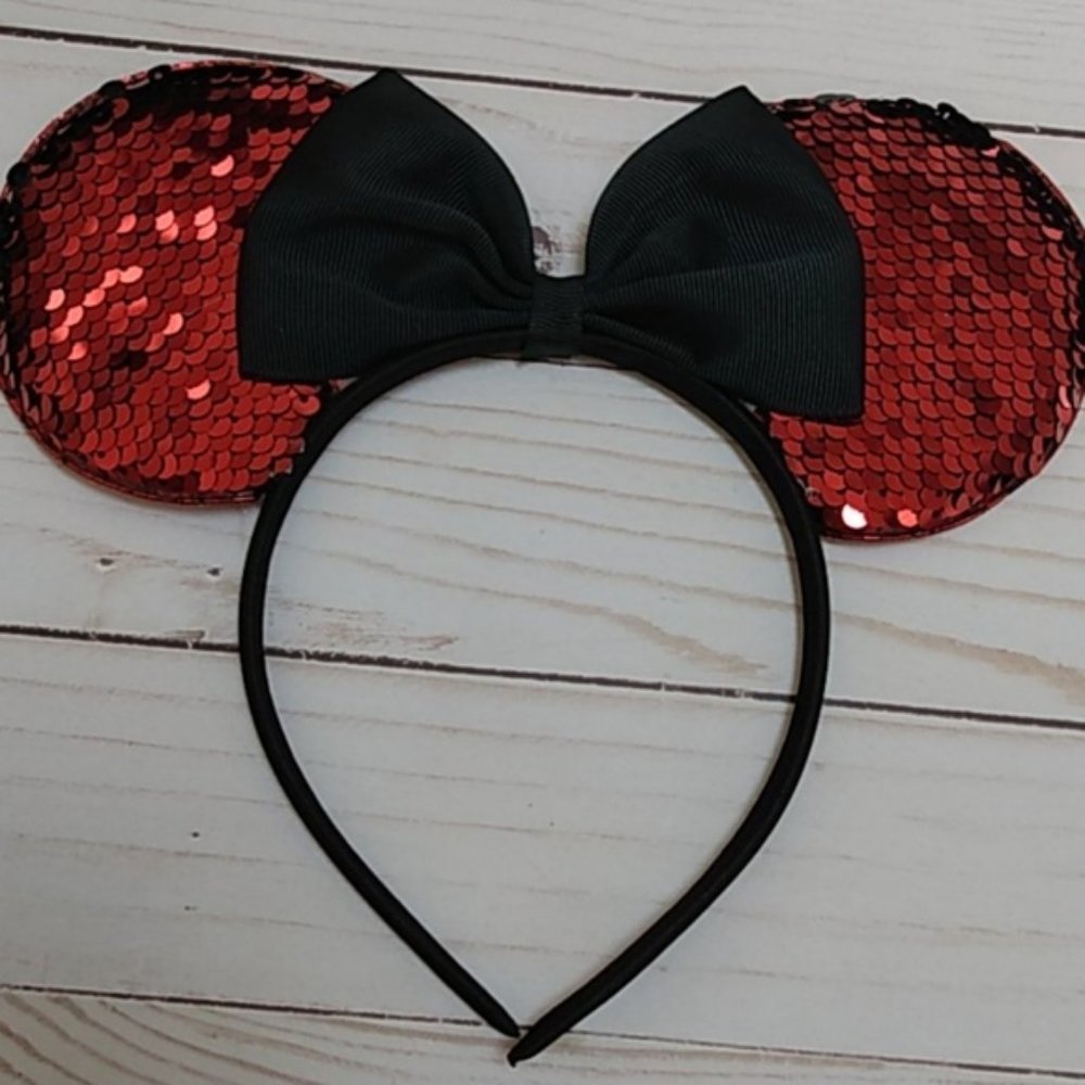 Mini Mouse Sequin  Children's Ears & bow